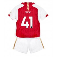 Arsenal Declan Rice #41 Hjemme Trøje Børn 2023-24 Kortærmet (+ Korte bukser)